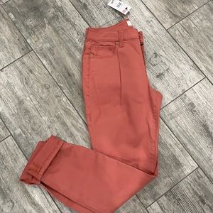 CAbi Women's Jeans in Coral